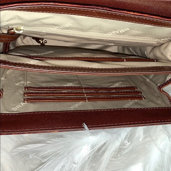 ๐New Brahmin ๐ Kimmie Cognac Elysian Crossbody - Picture 3 of 8